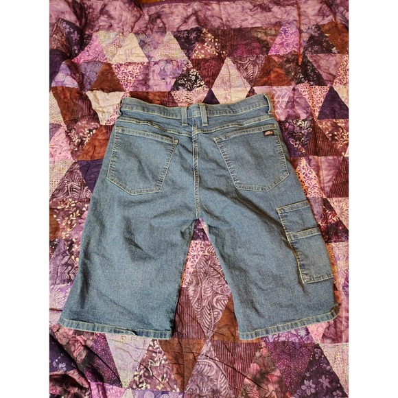 Dickies Carpenter Shorts Men's 32 Blue Cotton Blend Genuine Utility Workwear - Picture 6 of 7